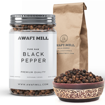 Awafi Mill AWAFI MILL Black Pepper Premium Whole Black Peppercorns 100gm